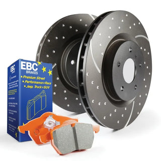 EBC S8 Brake Pads & Rotors Kit (FRONT): Dodge Durango (18-25) & Jeep Grand Cherokee (12-21) 6.4L SRT