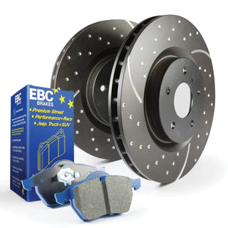 EBC S6 Brake Pads & Rotors Kit (FRONT): Dodge Durango Hellcat (21-25) & Jeep Trackhawk (18-21) 6.2L