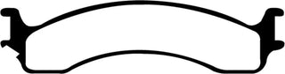EBC Greenstuff Front Brake Pads: Dodge Ram 5.2L V8 2500 2WD 2000 - 2002 (w/ pad wear sensor)