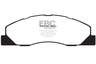 EBC Greenstuff Front Brake Pads: Dodge Ram 5.7L Hemi 2500 2009 - 2010 (2WD/4WD)