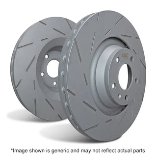 EBC USR Slotted Front Brake Rotors: Dodge Ram 5.2L V8 2500 2WD 1994 - 1999