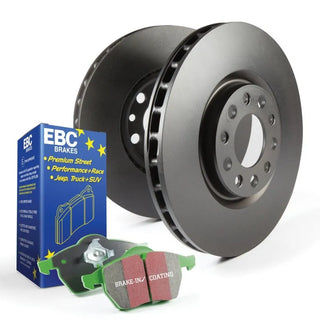 EBC S14 Brake Pads & Rotors Kit (FRONT): Dodge Ram 3.9L V6 1500 (4WD) 2000 - 2001