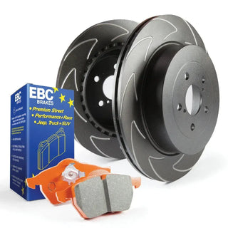 EBC S7 Brake Pads & Rotors Kit (FRONT): Dodge Durango (04-06) & Ram (02-05)