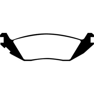 EBC Ultimax2 Rear Brake Pads: Dodge Durango / Ram 1500 / B1500 (98-24)