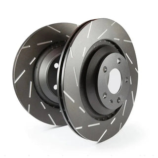EBC USR Slotted Rear Brake Rotors: Dodge Ram 8.3L SRT-10 2004 - 2006