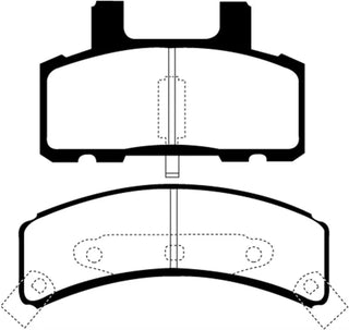 EBC Greenstuff Front Brake Pads: Dodge Ram 1500 1994 - 1999