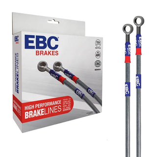 EBC Stainless Steel Brake Lines Kit (Front & Rear): Dodge Ram 1500 (2WD) 3.9L (w/4 Wheel ABS) 1994 - 1999