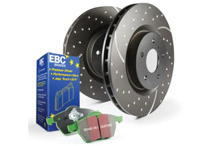 EBC Brake Pad and Rotor Kit (REAR): Chrysler 300 (05-10) / Dodge Charger (06-23) / Magnum (05-08)