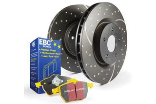 EBC S5 Yellowstuff Pads & GD Rotors (REAR): Fits Dodge / Chrysler (05-24)