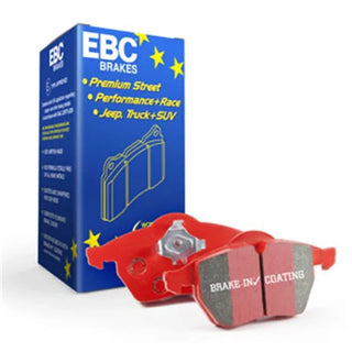 EBC Redstuff Front Brake Pads (FRONT): Fits Challenger/Charger/Magnum/300C/Grand Cherokee 2005-2020 6.1/6.4L w/ 4-Piston Brembo