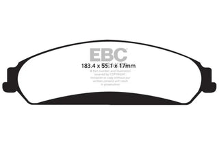 EBC Yellowstuff Front Brake Pads: Chrysler 300C 2011-2025 5.7L