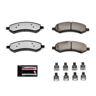 PowerStop Z36 Truck & Tow Brake Pads (FRONT): Dodge Dakota / Durango / Ram 1500 (05-24) w/ Hardware