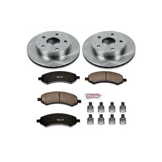 PowerStop Autospecialty Brake Kit (FRONT): Dodge Dakota (2005-2010) / Ram Dakota (2011)