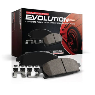 PowerStop Z23 Evolution Sport Brake Pads (FRONT): Fits Dodge / Jeep / Ram (02-24) w/ Hardware