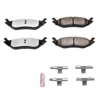 PowerStop Rear Brake Pads w/ Hardware: Dodge Durango (03-09) / Ram 1500 (02-10) / Ram 1500 Van (2003) / Ram 1500 Classic (19-24)