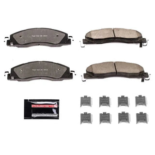 PowerStop Z36 Truck & Tow Brake Pads (FRONT): Dodge Ram 2500 / 3500 (09-18) w/ Hardware