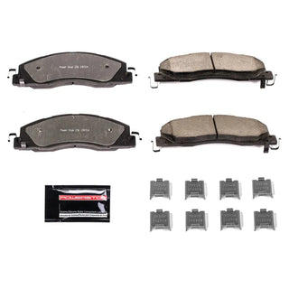 PowerStop Z36 Truck & Tow Brake Pads (FRONT): Dodge Ram 2500 / 3500 (09-18) w/ Hardware