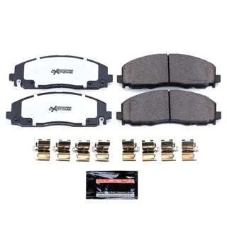 PowerStop Z36 Truck & Tow Brake Pads (FRONT): Jeep Gladiator (20-24) / Wrangler (18-24) w/ Hardware