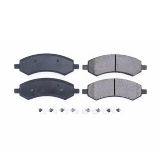 PowerStop Z17 Ceramic Brake Pads (FRONT): Fits Dodge / Jeep / Ram (02-24) w/ Hardware