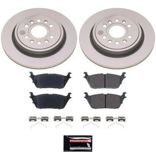 PowerStop Z17 Coated Brake Kit (REAR): Jeep Grand Wagoneer / Grand Wagoneer L / Wagoneer / Wagoneer L (22-24) / Ram 1500 (21-24)