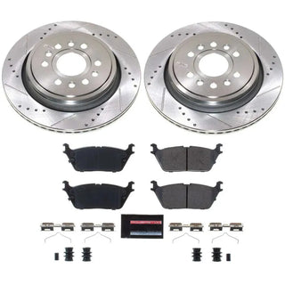 PowerStop Z23 Evolution Brake Kit (REAR): Jeep Grand Wagoneer / Grand Wagoneer L / Wagoneer / Wagoneer L (22-24) / Ram 1500 (21-24)