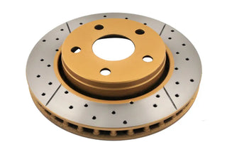 DBA Street Series Front Brake Rotors (Drilled & Slotted): Jeep Wrangler JK 2007 - 2018