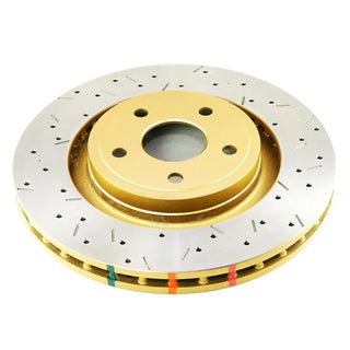 DBA T3 4000 Series Front Brake Rotors (Drilled & Slotted): Jeep Grand Cherokee 6.1L SRT8 2006 - 2010