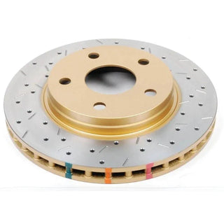 DBA XS 4000 Series Front Brake Rotors (Drilled & Slotted): Jeep Wrangler JK 2007 - 2018