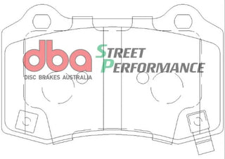 DBA SP500 Rear Brake Pads: 300, Challenger, Charger, Magnum 6.1L SRT8 & 6.4L 392 2006 - 2024