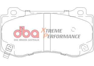DBA XP650 Series Front Brake Pads: 300, Challenger, Charger, Magnum 6.1L SRT8 & 6.4L 392 (w/ 4-Piston Brembo Calipers ONLY)