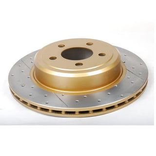 DBA Street Series Rear Brake Rotors (Drilled & Slotted): 300, Challenger, Charger, Magnum 2005 - 2023 (V6 & 5.7L Hemi Models ONLY)