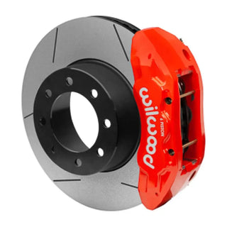 Wilwood TX6R 6-Piston Rear Big Brake Kit (Red Calipers, Slotted Rotors): Ram 2500 & 3500 2019 - 2025