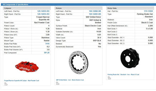 Wilwood Superlite 4R Rear Big Brake Kit Drilled 14" Rotors Red Calipers (REAR): Jeep Wrangler JK 2007-2018