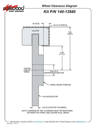 Wilwood Narrow Superlite 4-Piston Front Big Brake Kit (Red Calipers, Slotted 12.88" Rotors): Jeep Wrangler JK 2007 - 2018