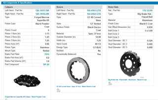 Wilwood Narrow Superlite 4-Piston Front Big Brake Kit (Black Calipers, Slotted 12.88" Rotors): Jeep Wrangler JK 2007 - 2018
