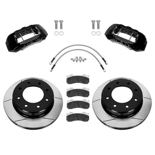 Wilwood TX6-DM Front Big Brake Kit Slotted Rotors (FRONT): RAM 2500/3500 14-23 - Black