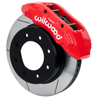 Wilwood TX6-DM Front Big Brake Kit Slotted Rotors (FRONT): RAM 2500/3500 14-23 - Red