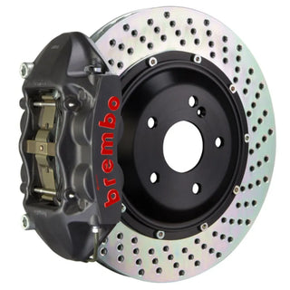Brembo GTS Rear Big Brake System Drilled: Jeep Wrangler JK 2007-2018