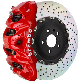Brembo GT 8-Piston Front Brake Kit (Red, D&S): Jeep Grand Cherokee / Dodge Durango (11-26)