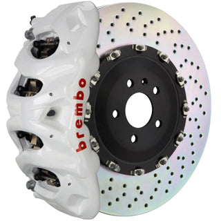 Brembo GT 8-Piston Front Big Brake Kit (White, D&S): Dodge Durango / Jeep Grand Cherokee (11-26)