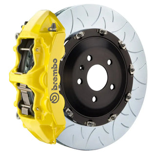 Brembo GT 6-Piston Front Big Brake Kit (Yellow, T3 Slotted): Dodge Viper SRT10 2003 - 2010