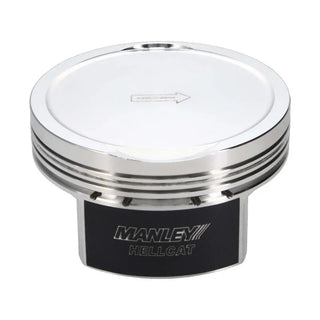 Manley Platinum 4.090" Bore -6.5cc Dish .927" Pin Stroke Piston Set: Fits Chrysler 2015-2026 6.2L HEMI