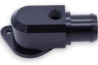 Granatelli Billet Thermostat Housing Black (FRONT): Jeep Grand Cherokee Trackhawk 2018-21 6.2L HEMI