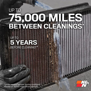 K&N Drop-In Air Filter: Dodge Ram 5.9L Diesel 1994-2002