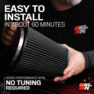 K&N Dryflow Cold Air Intake: Dodge	Ram 5.7L Hemi 2009 - 2018