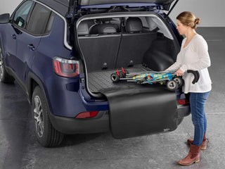 WeatherTech Cargo Liner (Black w/Bumper Protector): Jeep Wrangler JK 2007 - 2014