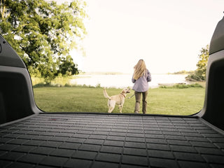 WeatherTech Cargo Liner (Black w/Bumper Protector): Jeep Wrangler JK 2007 - 2014
