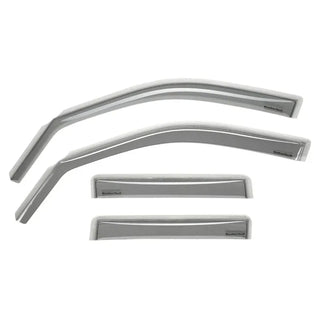 WeatherTech Side Window Deflectors (4PC, Light Smoke): Jeep Wrangler JK 2007 - 2018