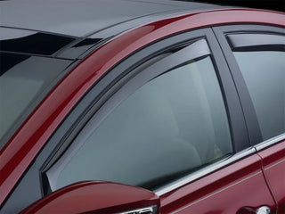 WeatherTech Front Side Window Deflectors (2PC, Dark Tint): Jeep Wrangler JK 2007 - 2018