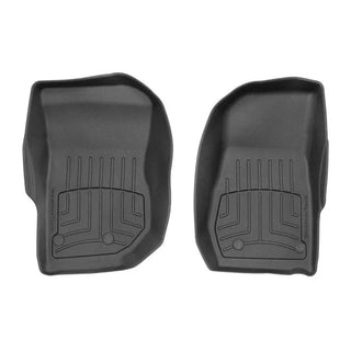 WeatherTech FloorLiner HP Front Floor Mats (Black): Jeep Wrangler JK 2014 - 2018
